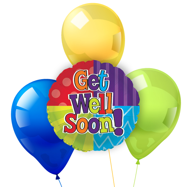 Balloon Combo 18 – Get Well Soon | FruitoGift