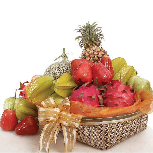 Fruit Basket delivery Malaysia - Tropical Sweetness fruit gift baskets | FruitoGift