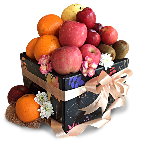 Fruit Gift Box Malaysia - Crunchy Fresh fruit box bouquet | FruitoGift