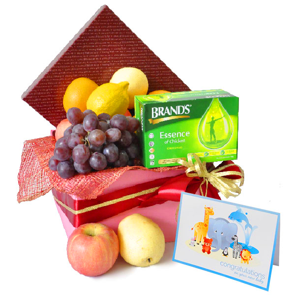 Fruit Hamper Malaysia - Healthy-Mom new baby fruit basket | FruitoGift