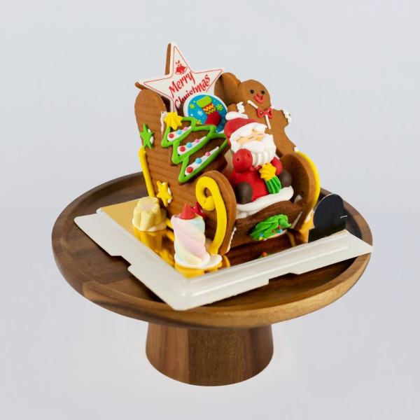 Gingerbread Sleigh - Christmas Cake delivery Malaysia | FruitoGift