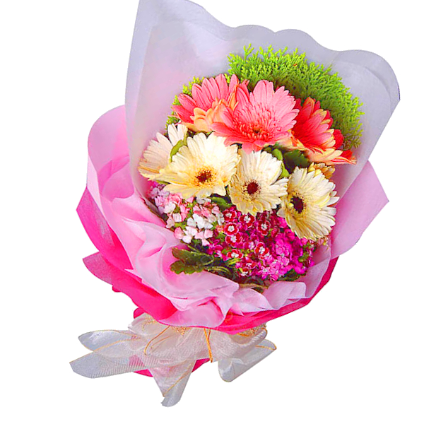 Flower Bouquet GERBY DERBY hand bouquet delivery malaysia | FruitoGift