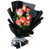 Flower Bouquet - Pink Rosa hand bouquet - Premium Online Florist Malaysia